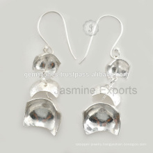 Latest Design 925 Sterling Silver Earrings Jewelry Wholesale Silver Fancy Earrings Jewelry Supplier